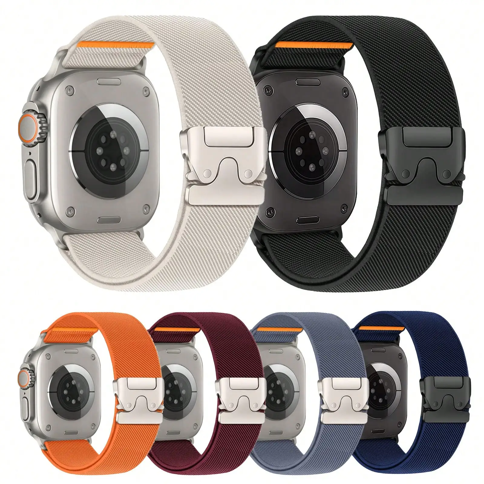 Parachute Strap Elastic - Elastic Sport Bands Compatible With Apple