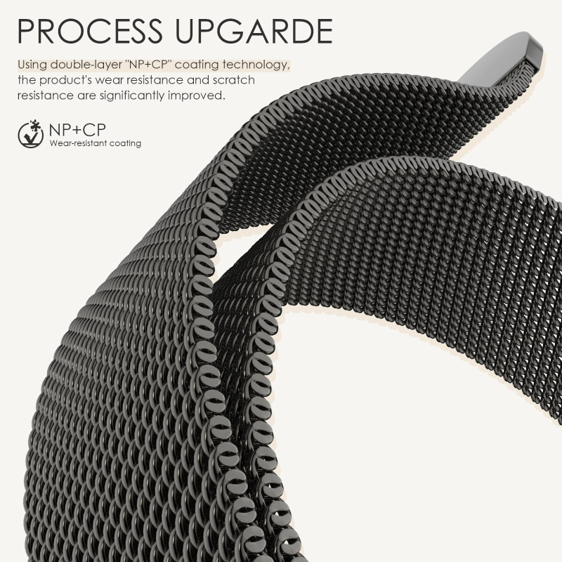 Milanese loop strap For Apple  - مراجعة Milanese Loop Magnetic وسعره