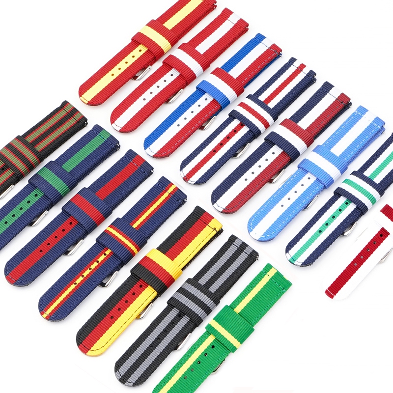 Nylon Watch Strap 20mm 22mm Qu - مراجعة Canvas Strap Watch وسعره