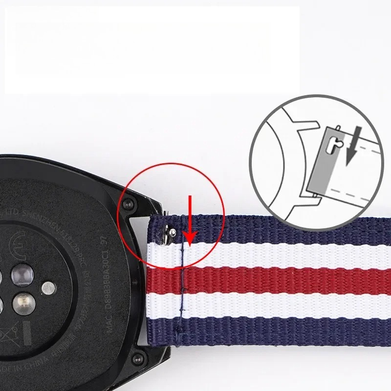 Nylon Watch Strap 20mm 22mm Qu - مراجعة Canvas Strap Watch وسعره