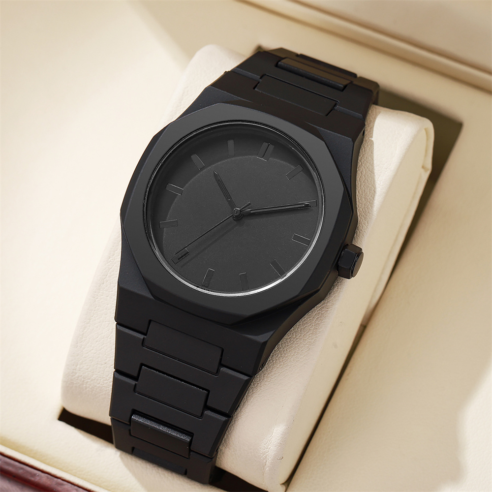 Men's Fashion Simple Black Lar - مراجعة Butterfly Clasp Deployant وسعره