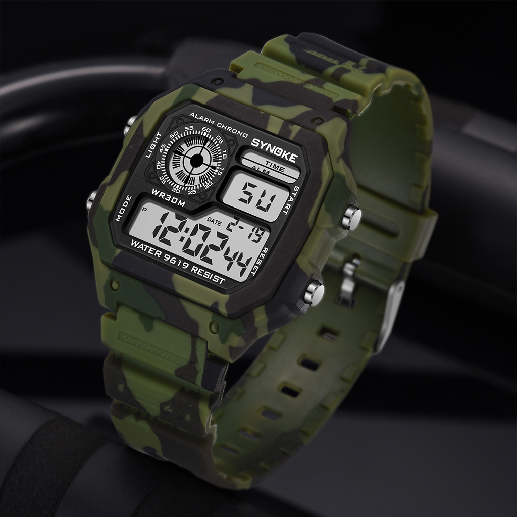 Synoke Outdoor Military Digita - مراجعة Canvas Strap Watch وسعره