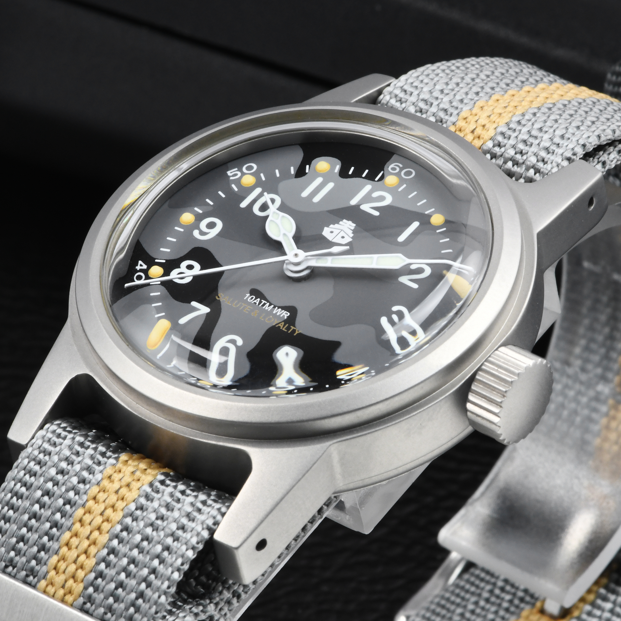TEKAPO Replica World War II Re - مراجعة Canvas Strap Watch وسعره