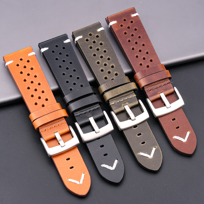 Breathable Genuine Leather Qui - مراجعة Nato Strap Nylon وسعره