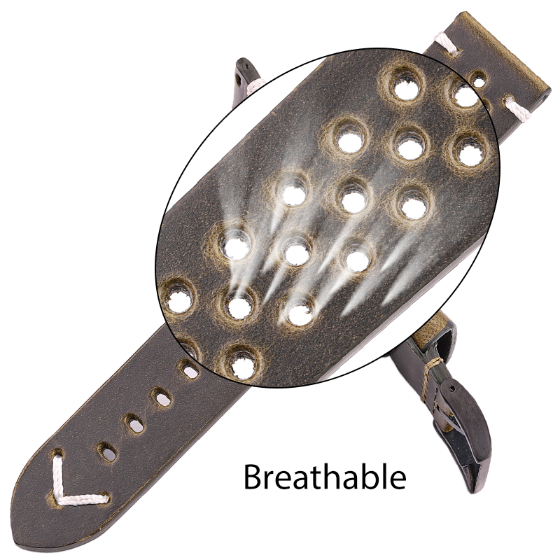Breathable Genuine Leather Qui - مراجعة Nato Strap Nylon وسعره