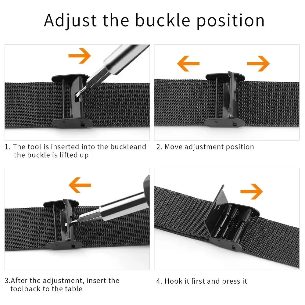 Metal Bands for Huawei Band 6/ - مراجعة Mesh Strap Metal وسعره