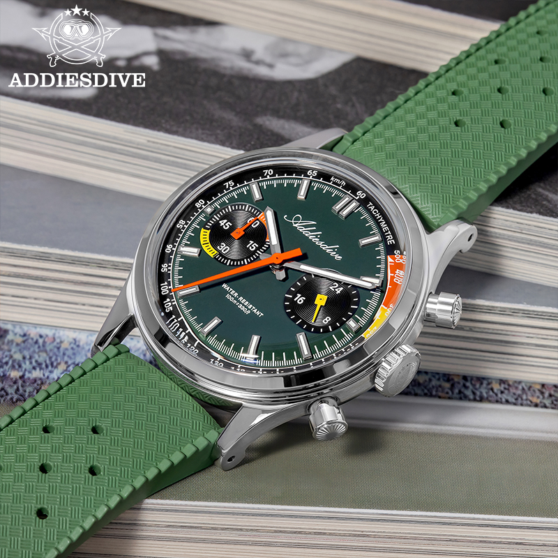 ADDIESDIVE 2025 NEW TOP 38mm M - مراجعة Rubber Strap Diver وسعره
