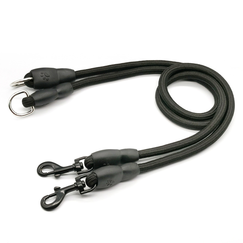 Dog Leash Double Leashes for D - مراجعة Leather Strap Quick Release وسعره