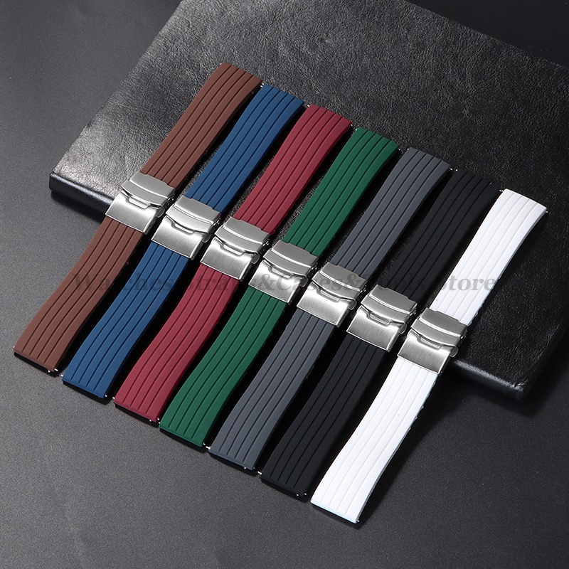 18mm 20mm 22mm 24mm Quick Rele - مراجعة Rubber Strap Diver وسعره