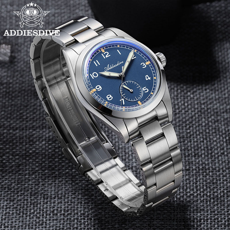 ADDIESDIVE 36mm Men's Quartz W - مراجعة Stainless Bracelet Diver وسعره