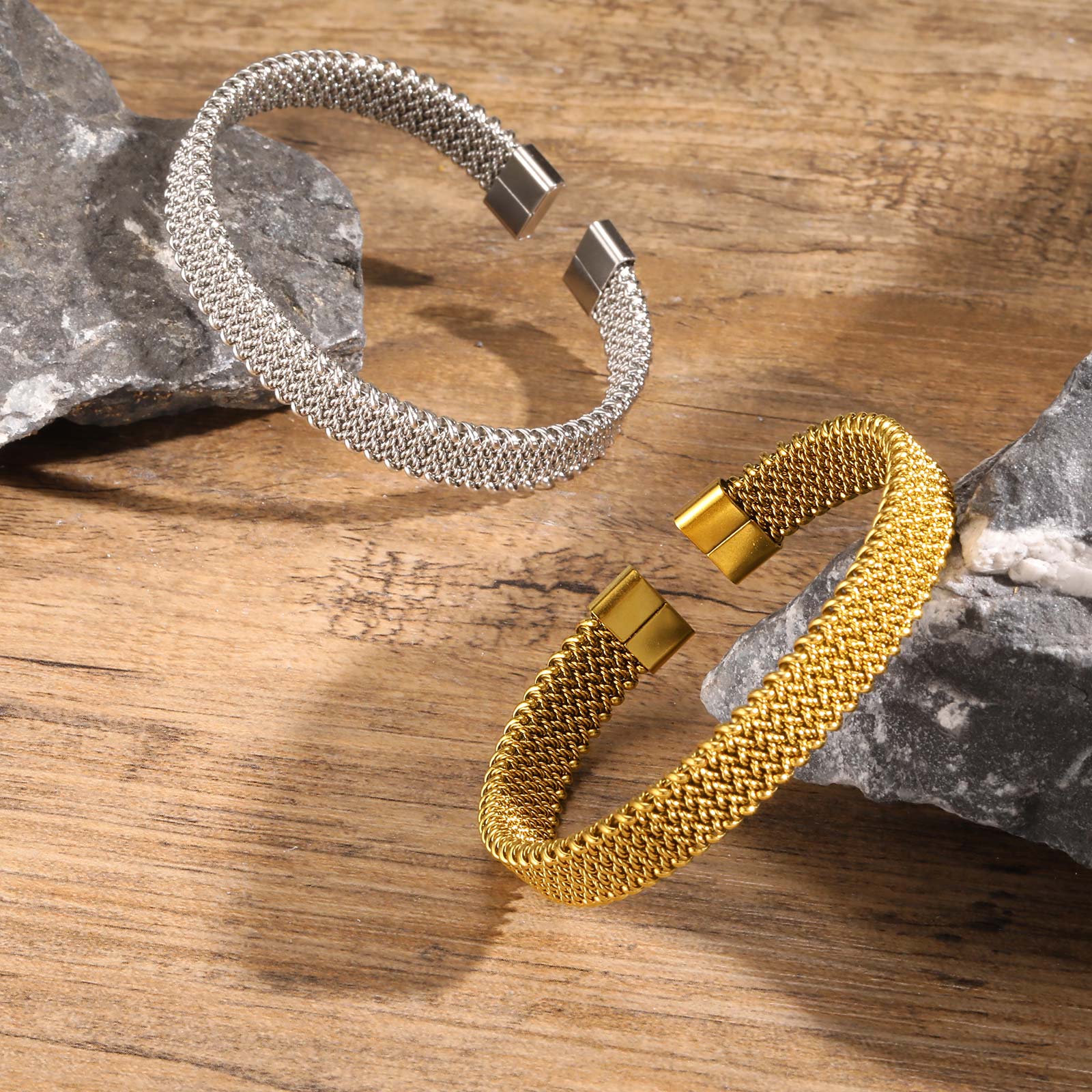 10mm Braided Stretch Strap Ope - مراجعة Mesh Strap Metal وسعره