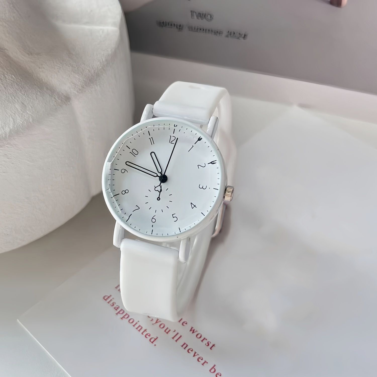 Fashion Arabic Dial Women Quar - مراجعة Silicone Band Women وسعره