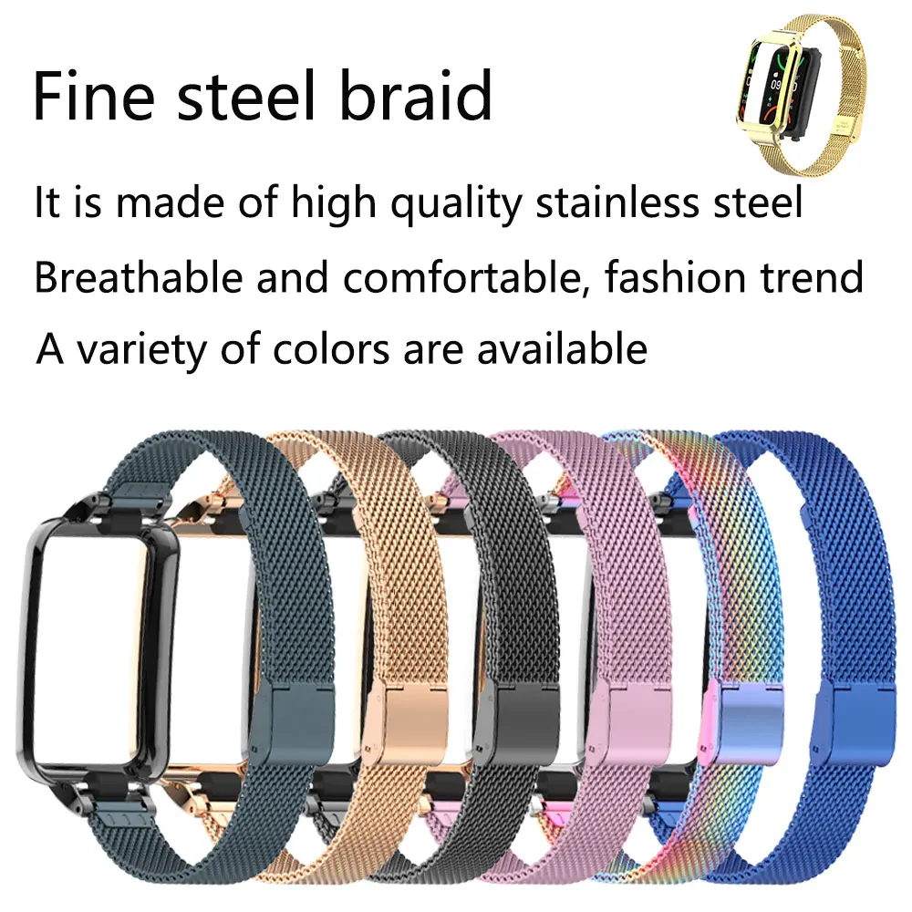Suitable for Oppo Band 2 Stain - مراجعة Mesh Strap Metal وسعره