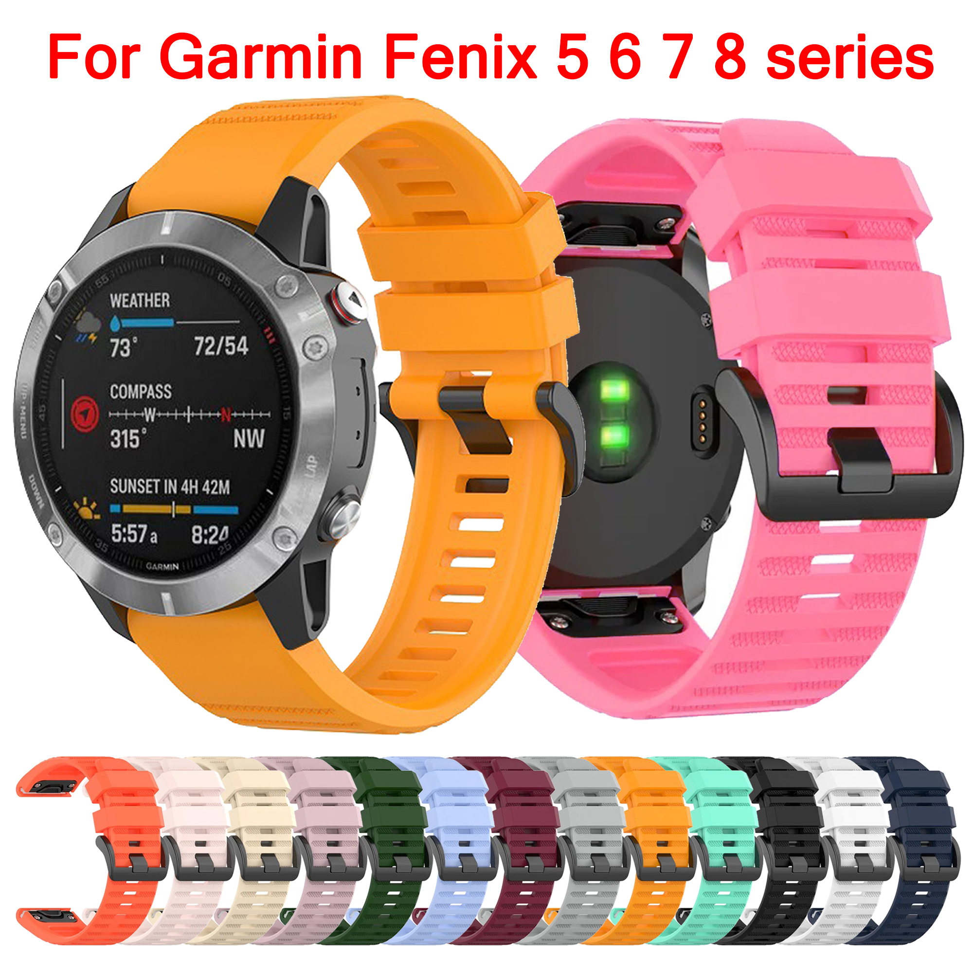 QuickFit 26mm 20mm 22mm Watchb - مراجعة Silicone Watch Band 22Mm وسعره