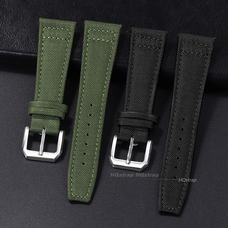 Nylon Canvas Watch Strap for I - مراجعة Canvas Strap Watch وسعره