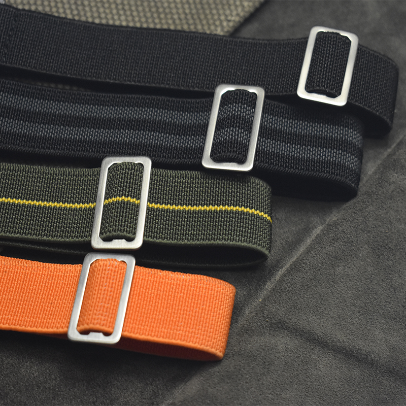 Nylon Watch Band 18mm 20mm 22m - مراجعة Parachute Strap Elastic وسعره