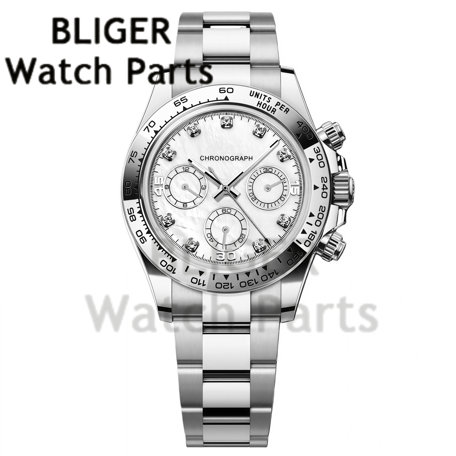BLIGER 39MM Men's Quartz Chron - مراجعة Rubber Strap Diver وسعره