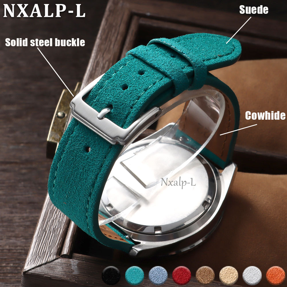 Durable Suede Cowhide Watch St - مراجعة Suede Strap Watch وسعره