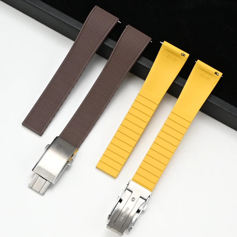 Fluoro Rubber Watch Band FKM T - مراجعة Rubber Strap Diver وسعره