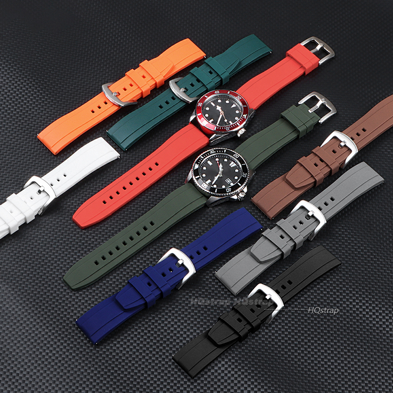 Premium Silicone Watch Band Qu - مراجعة Rubber Strap Diver وسعره