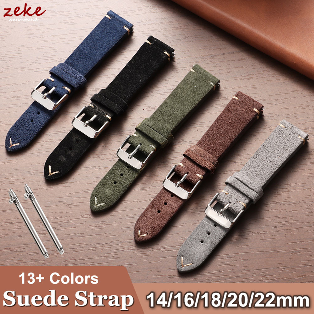 Vintage Soft Suede Leather Str - مراجعة Suede Strap Watch وسعره