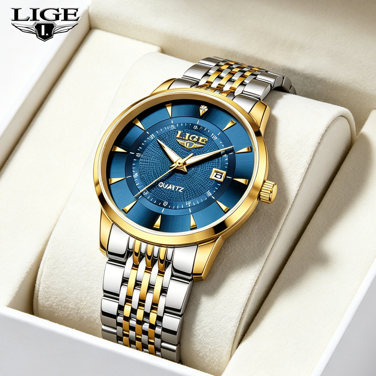 LIGE New 2025 Luxury Man Watch - مراجعة Stainless Bracelet Diver وسعره