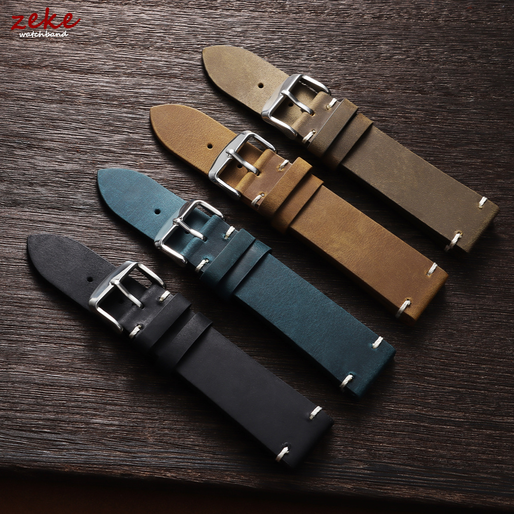 Vintage Soft Oil Wax Watch Ban - مراجعة Rubber Strap Diver وسعره