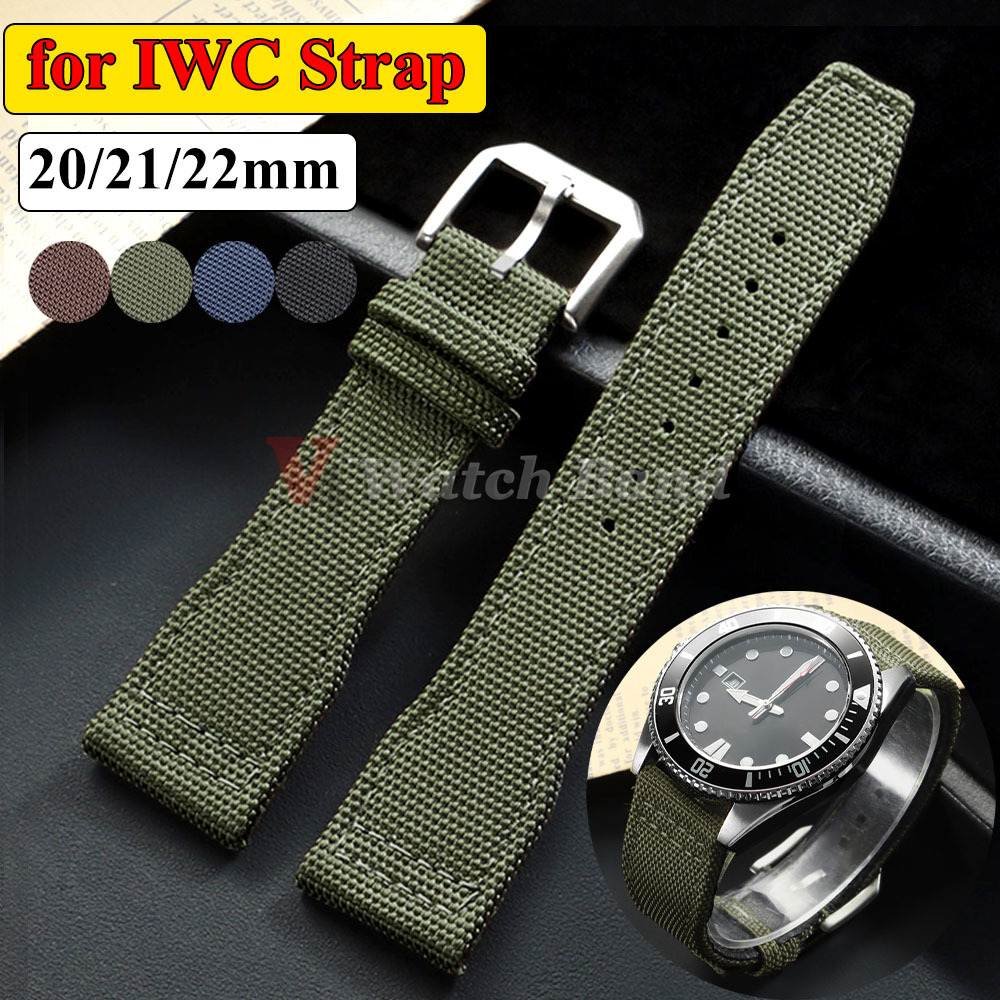 20mm 21mm 22mm Nylon Canvas Wa - مراجعة Canvas Strap Watch وسعره
