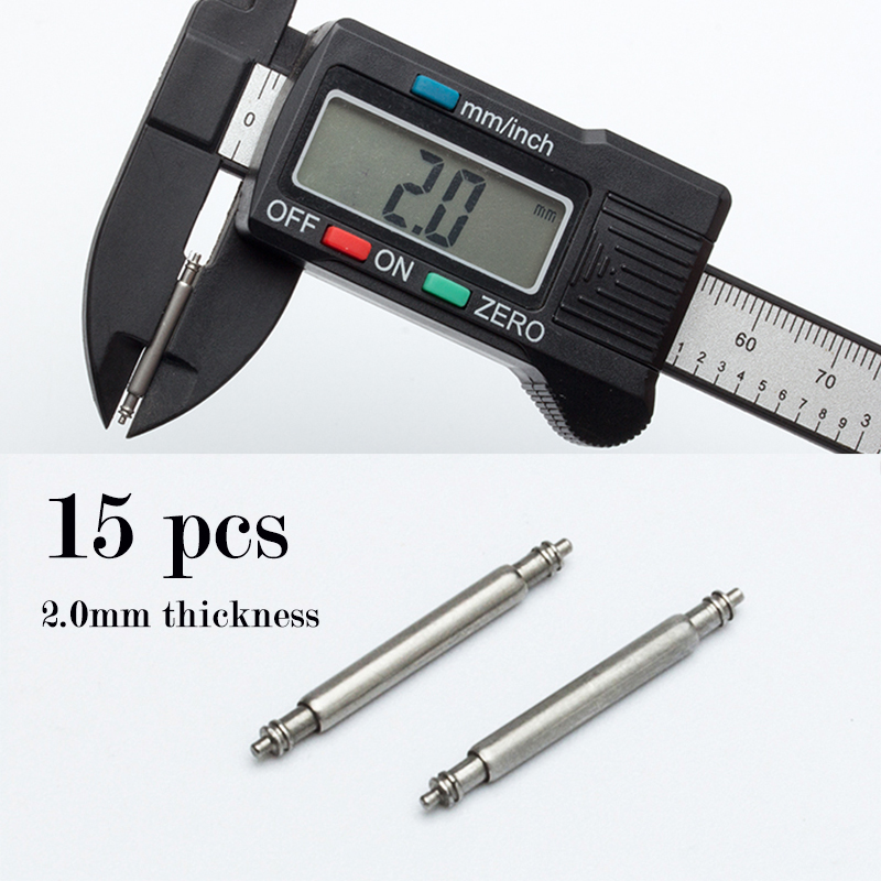 15pcs Watch Band Pin 2.0mm Dia - مراجعة Spring Bar Tool Set وسعره