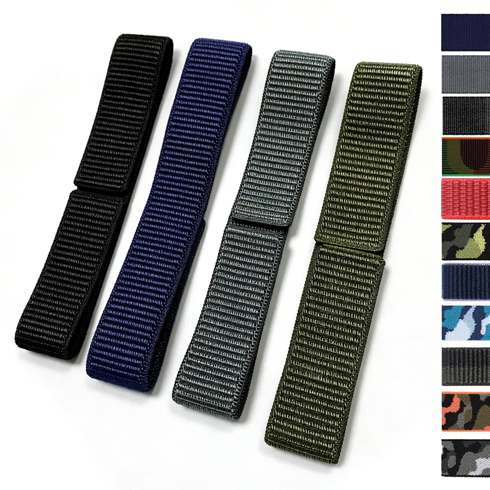 26/22mm Hook Loop Nylon Watch  - مراجعة Sport Loop Velcro وسعره