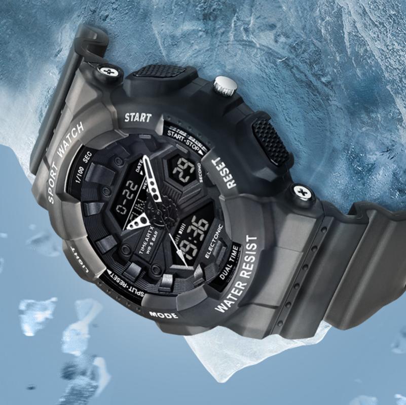 TIMEARTX Men's Watch Luxury Mu - مراجعة Rubber Strap Diver وسعره
