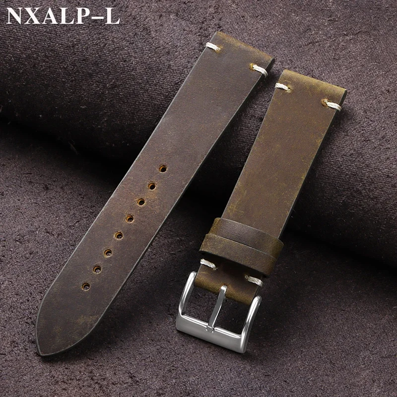 Vintage Oil Wax Leather Watch  - مراجعة Nato Strap Nylon وسعره