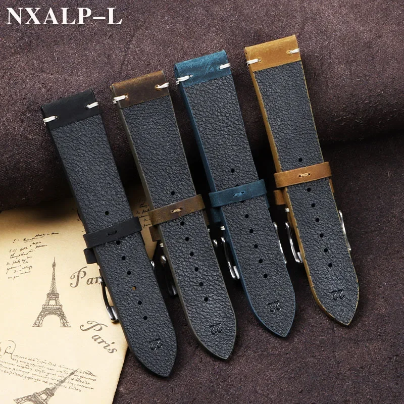 Vintage Oil Wax Leather Watch  - مراجعة Nato Strap Nylon وسعره