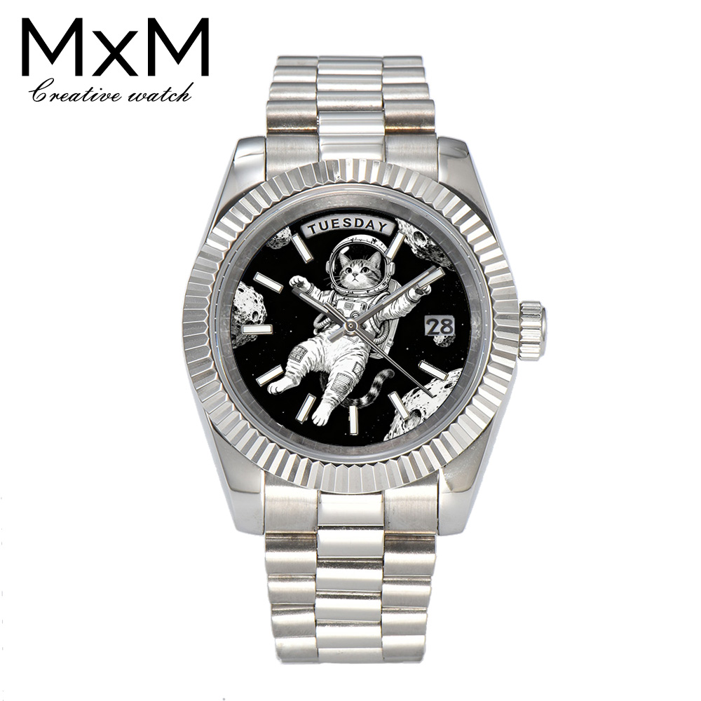 Creative men's watch 40mm/36mm - مراجعة Stainless Bracelet Diver وسعره