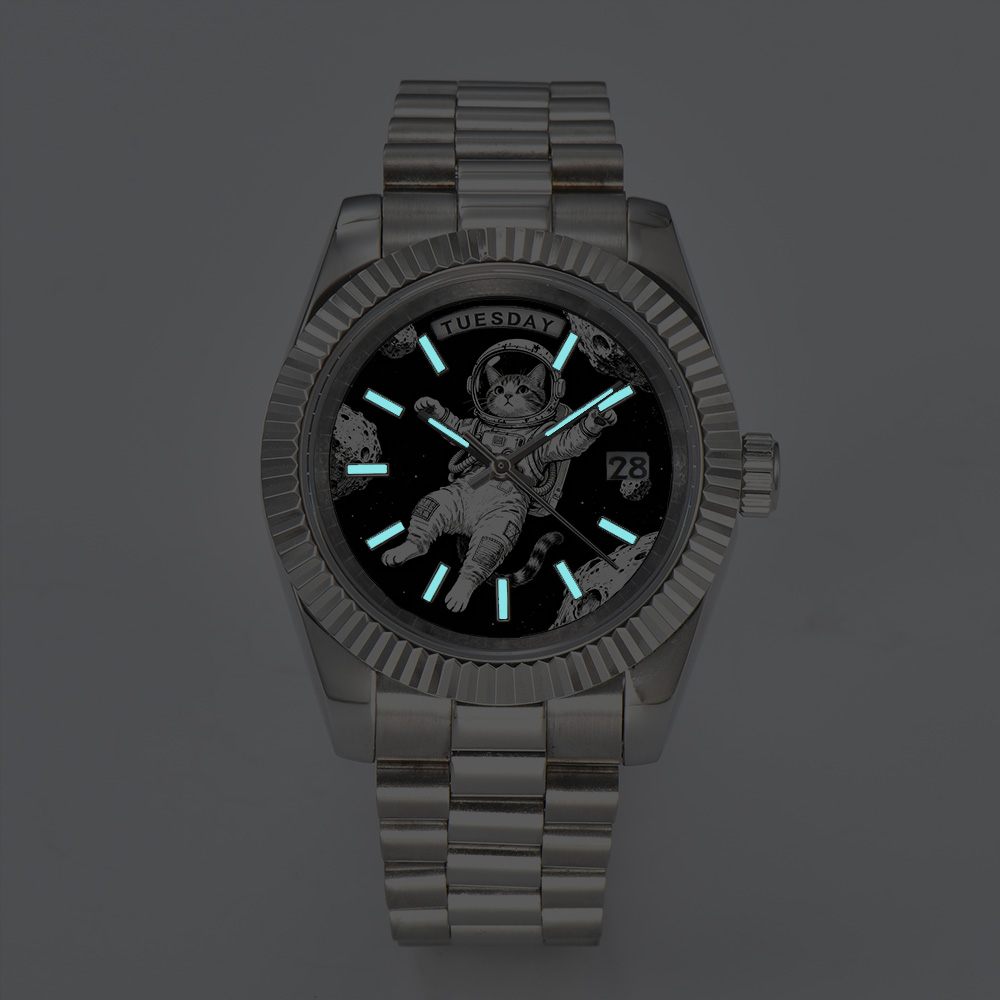 Creative men's watch 40mm/36mm - مراجعة Stainless Bracelet Diver وسعره
