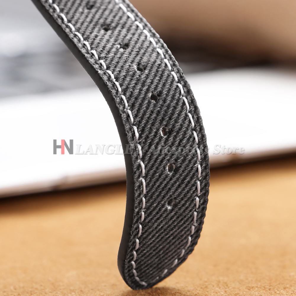 Denim Nylon Watch Strap Canvas - مراجعة Canvas Strap Watch وسعره