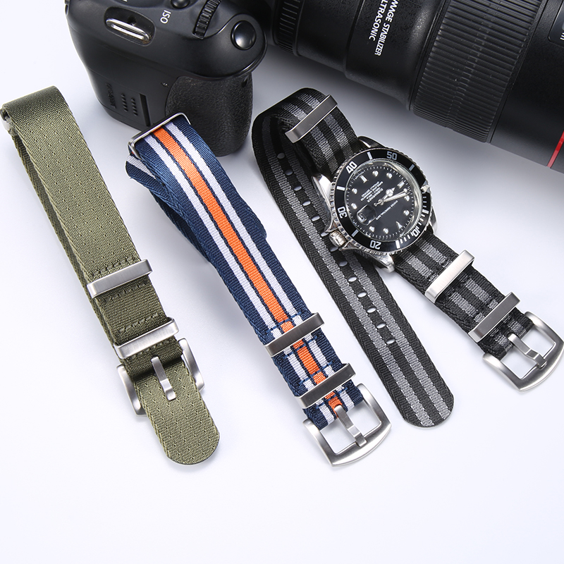 High End Soft Nylon Replacemen - مراجعة Nato Strap Nylon وسعره