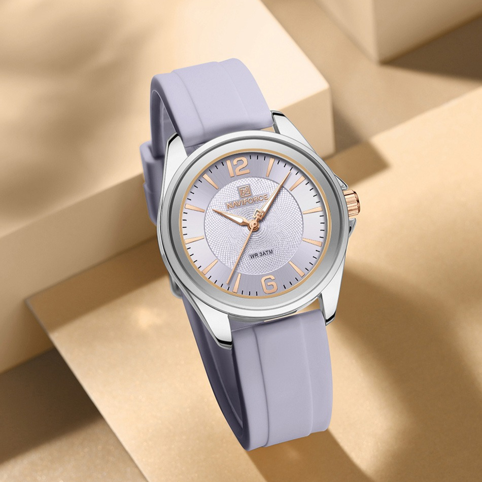 New Style NAVIFORCE Women's Wa - مراجعة Silicone Band Women وسعره