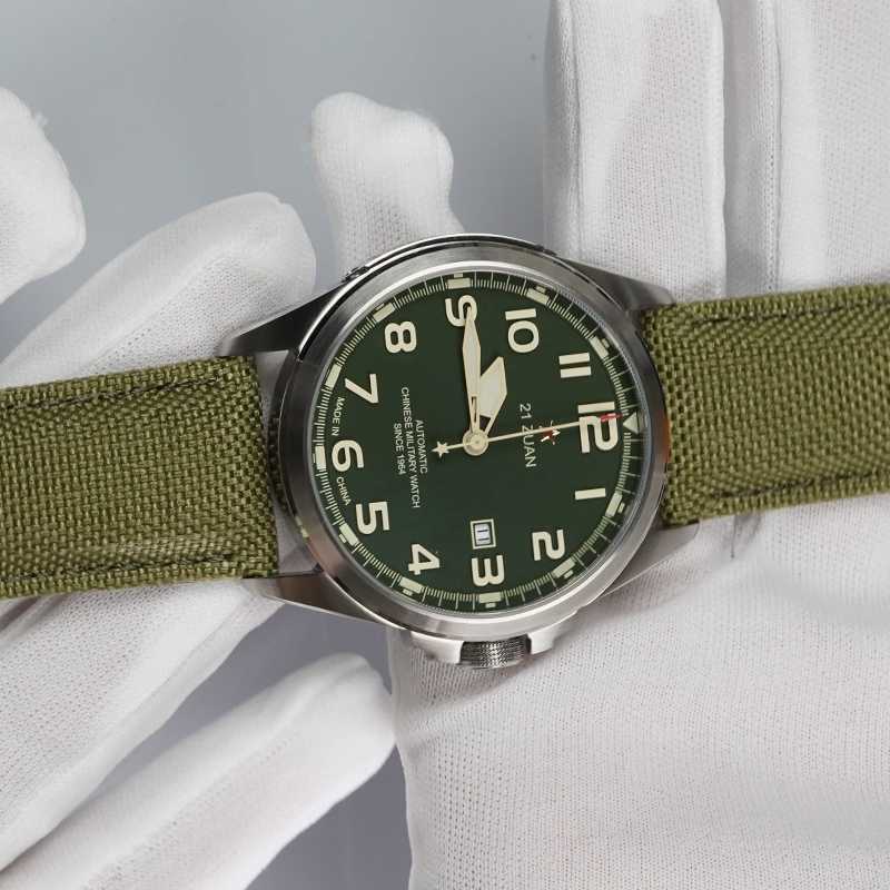 Seagull Watch Nylon Canvas Str - مراجعة Canvas Strap Watch وسعره