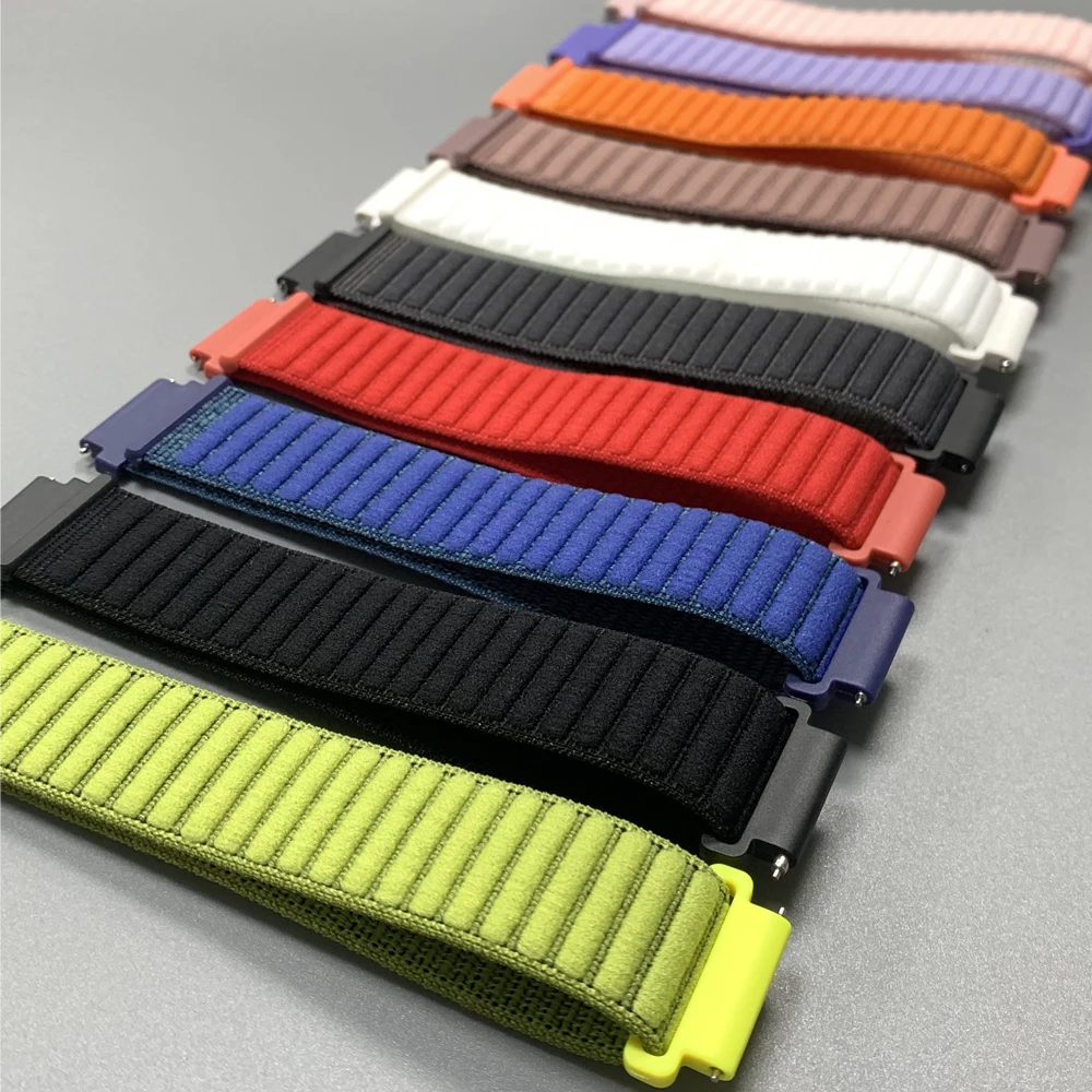20mm 22mm Nylon Sport Strap Fo - مراجعة Sport Loop Velcro وسعره