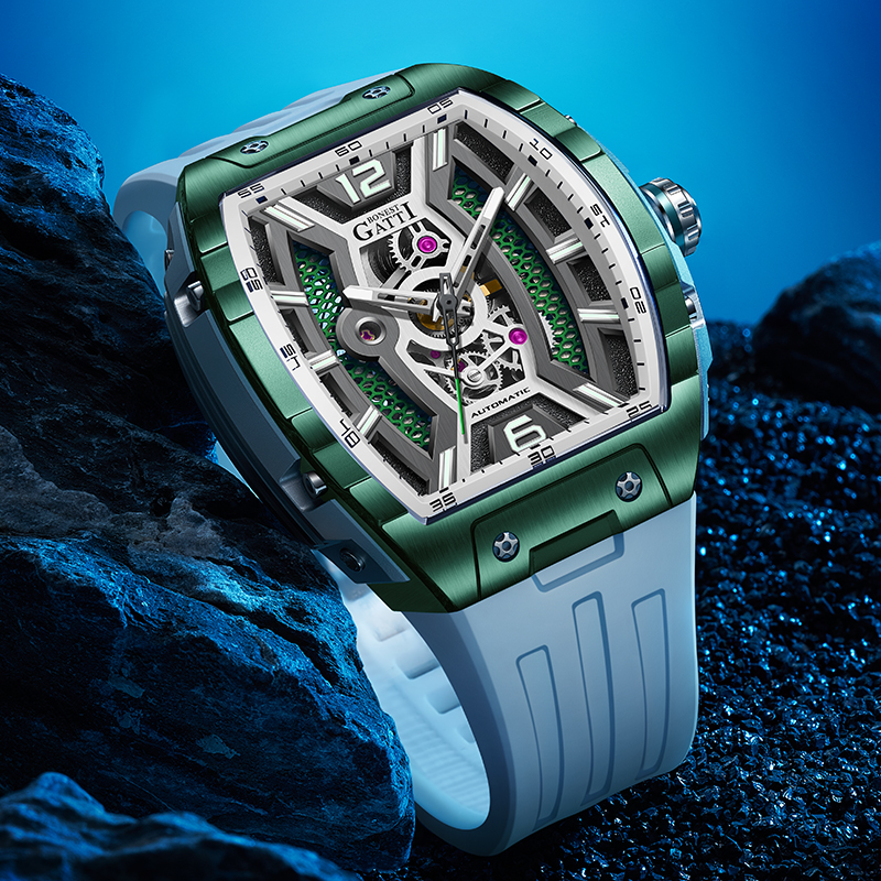 BONEST GATTI Germany Automatic - مراجعة Rubber Strap Diver وسعره