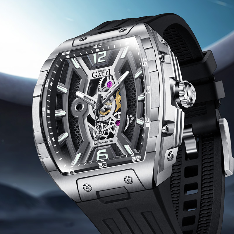 BONEST GATTI Germany Automatic - مراجعة Rubber Strap Diver وسعره
