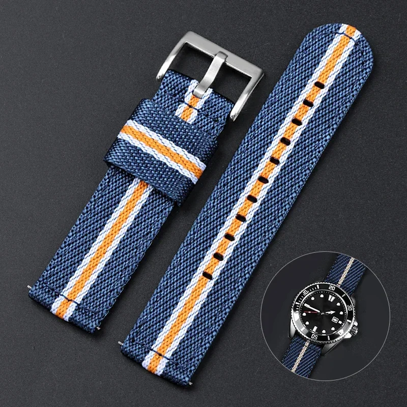 Quick Release Nylon Strap for  - مراجعة Canvas Strap Watch وسعره