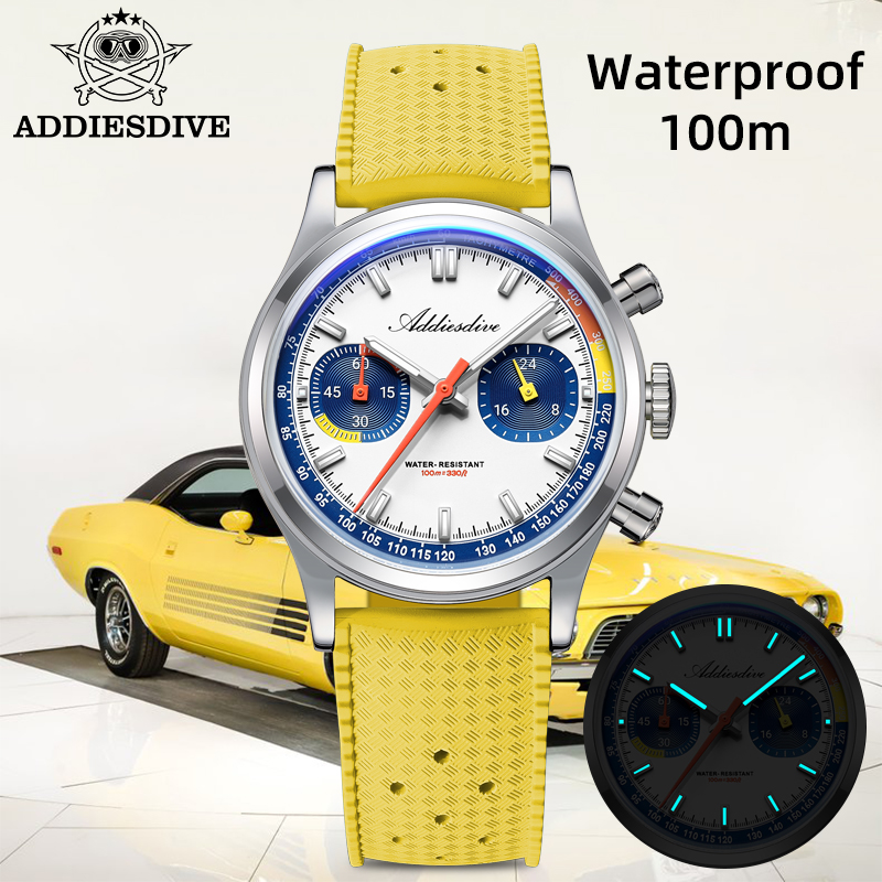 ADDIESDIVE Fashion Men's Quart - مراجعة Rubber Strap Diver وسعره