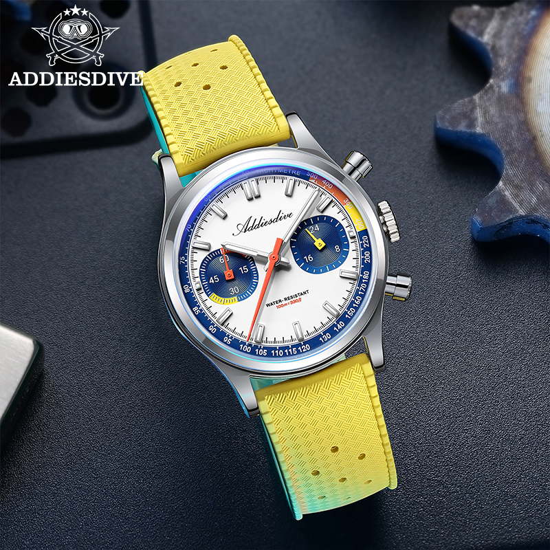 ADDIESDIVE Fashion Men's Quart - مراجعة Rubber Strap Diver وسعره
