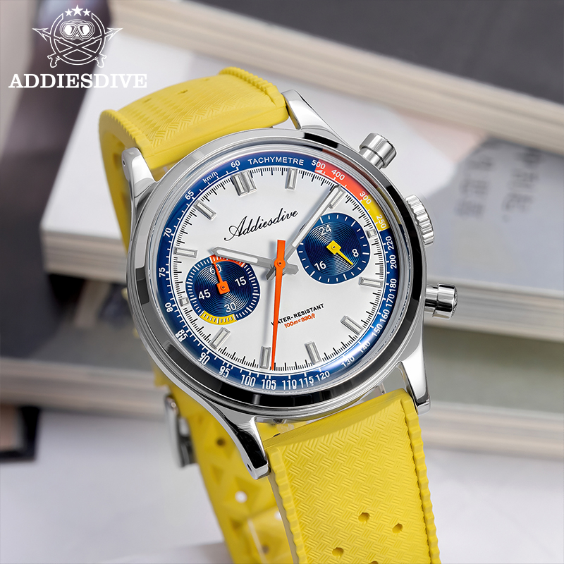 ADDIESDIVE Fashion Men's Quart - مراجعة Rubber Strap Diver وسعره