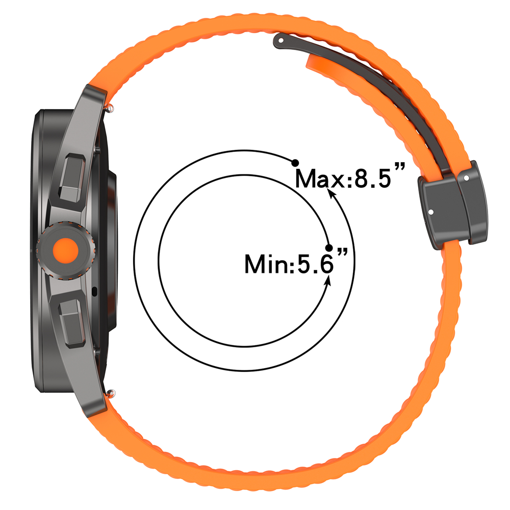 22MM Silicone Strap For HUAWEI - مراجعة Silicone Watch Band 22Mm وسعره