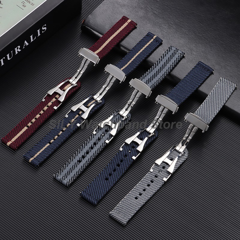 Woven Canvas Fabric Watch Band - مراجعة Canvas Strap Watch وسعره