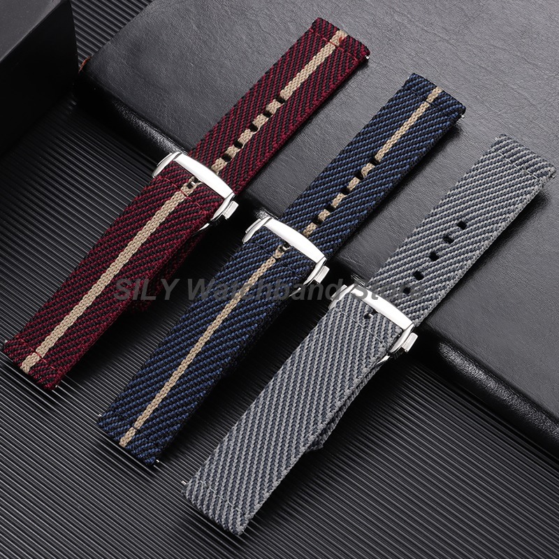 Woven Canvas Fabric Watch Band - مراجعة Canvas Strap Watch وسعره