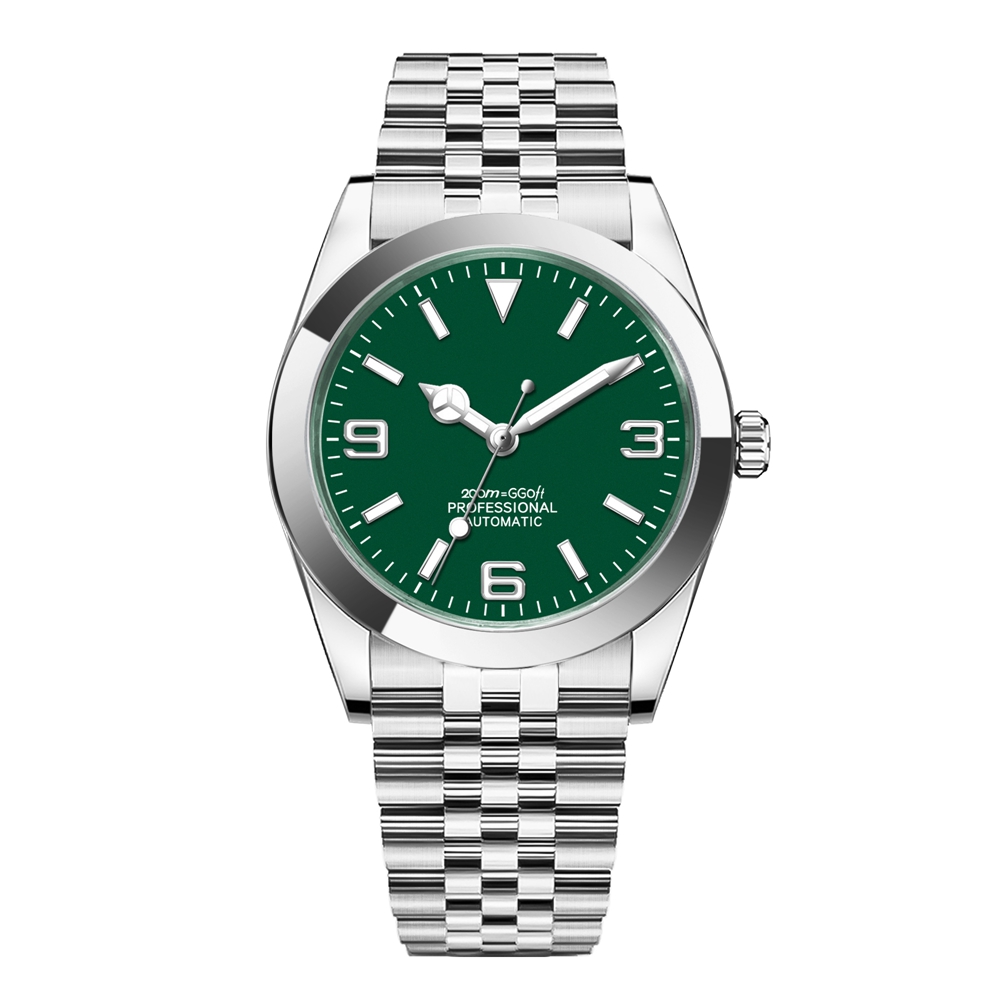 Custom Logo Luxury NH35 Watch  - مراجعة Stainless Bracelet Diver وسعره